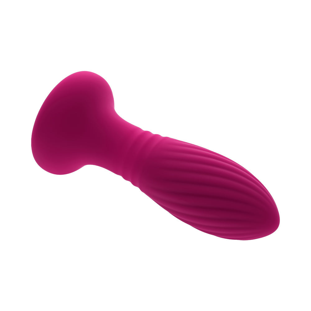 EVOLVED - PARTY PLUG SILICONE RECHARGEABLE BURGUNDY