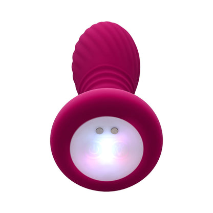 EVOLVED - PARTY PLUG SILICONE RECHARGEABLE BURGUNDY