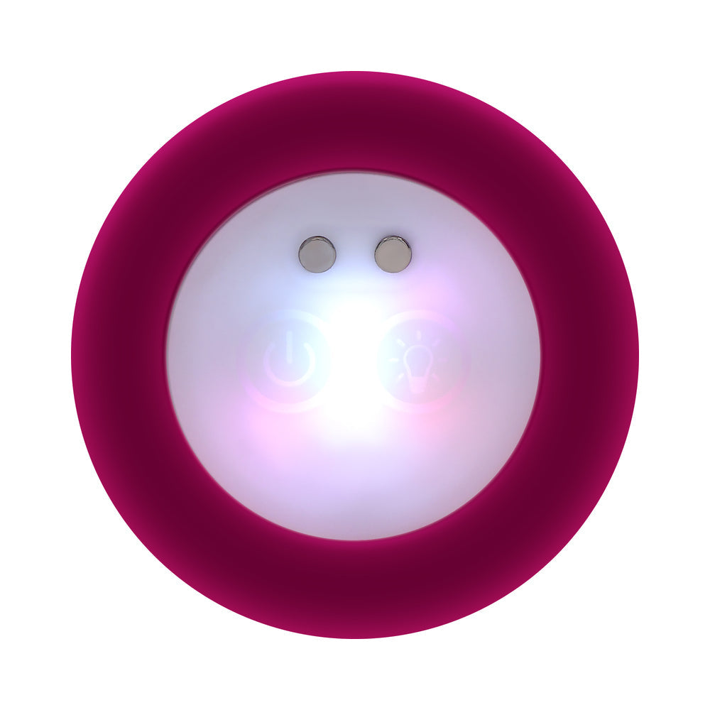 EVOLVED - PARTY PLUG SILICONE RECHARGEABLE BURGUNDY