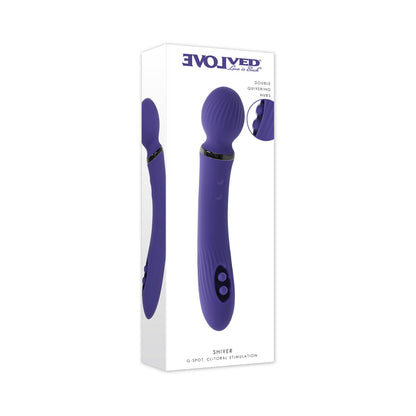 EVOLVED - SHIVER SILICONE RECHARGEABLE PURPLE