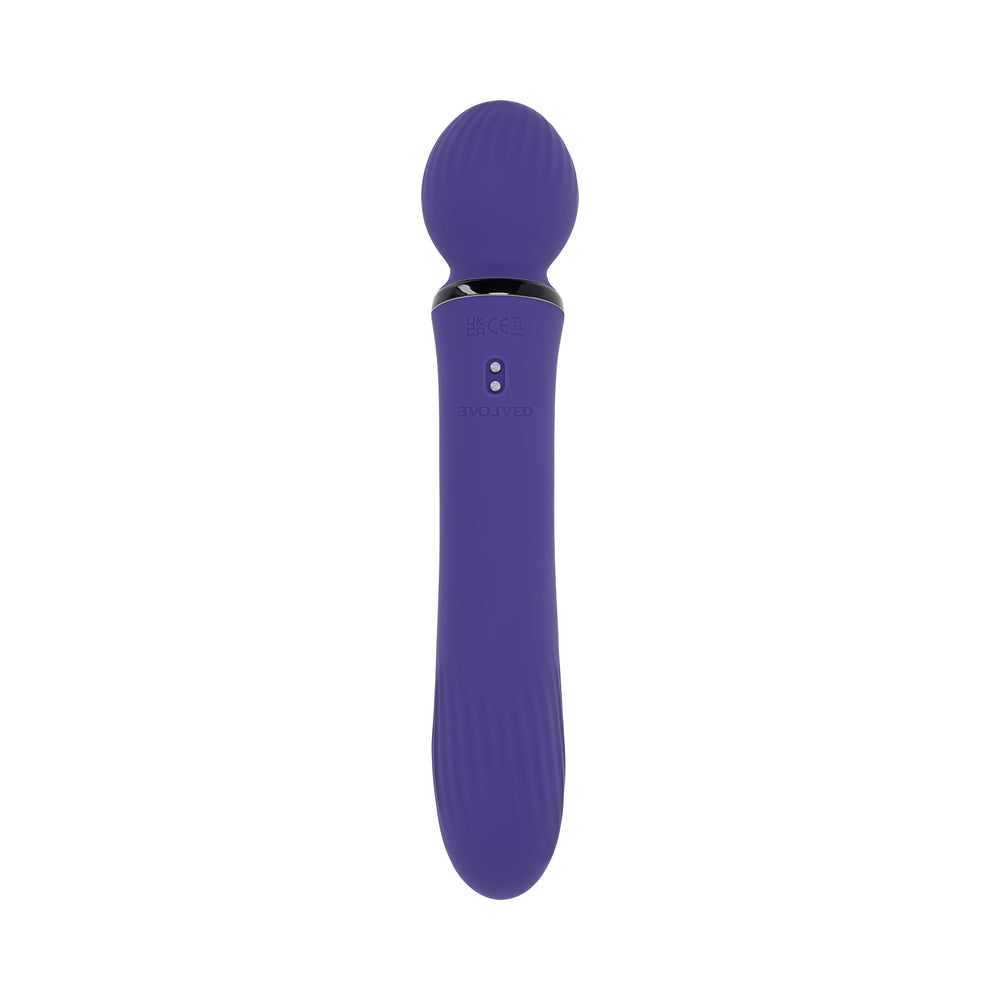 EVOLVED - SHIVER SILICONE RECHARGEABLE PURPLE