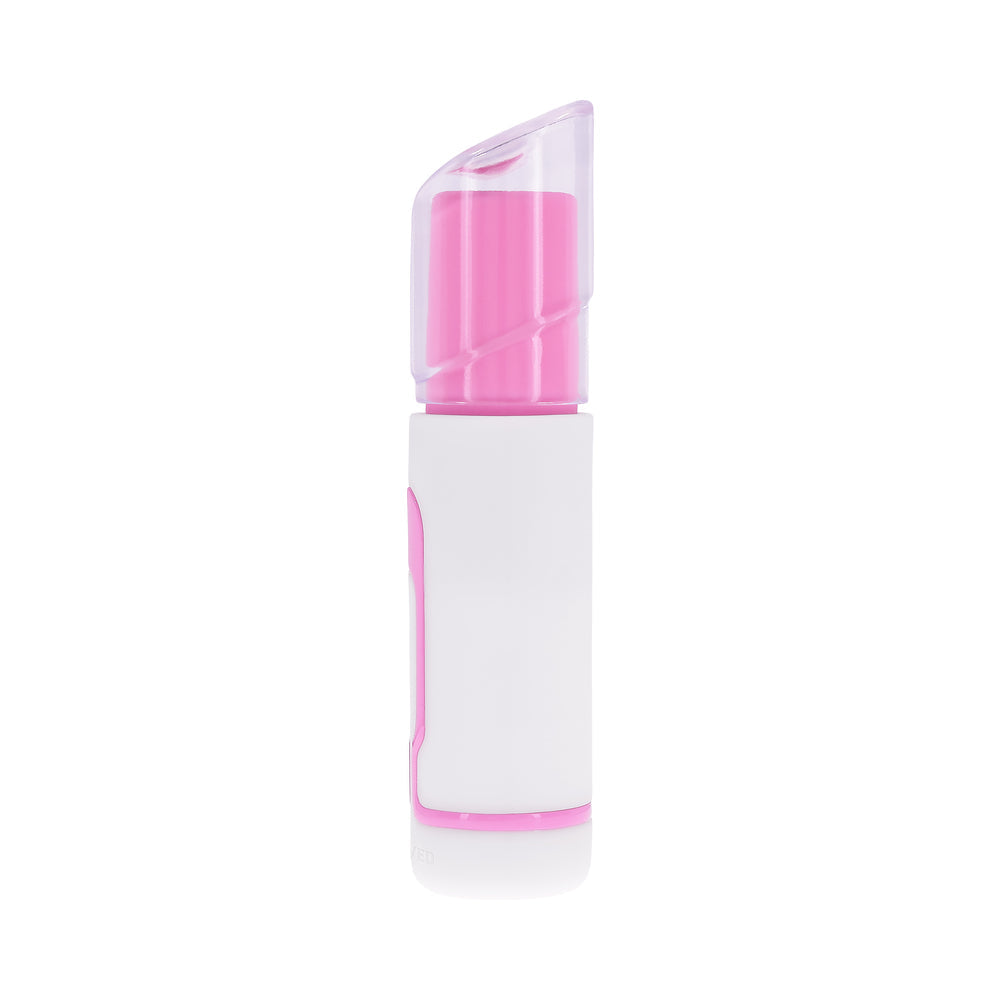 EVOLVED - PUCKER UP SILICONE RECHARGEABLE PINK/WHITE PEARL