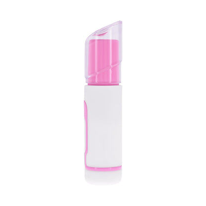 EVOLVED - PUCKER UP SILICONE RECHARGEABLE PINK/WHITE PEARL