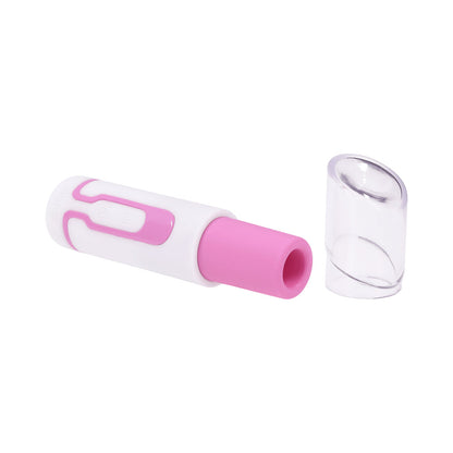 EVOLVED - PUCKER UP SILICONE RECHARGEABLE PINK/WHITE PEARL