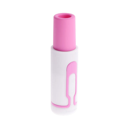 EVOLVED - PUCKER UP SILICONE RECHARGEABLE PINK/WHITE PEARL