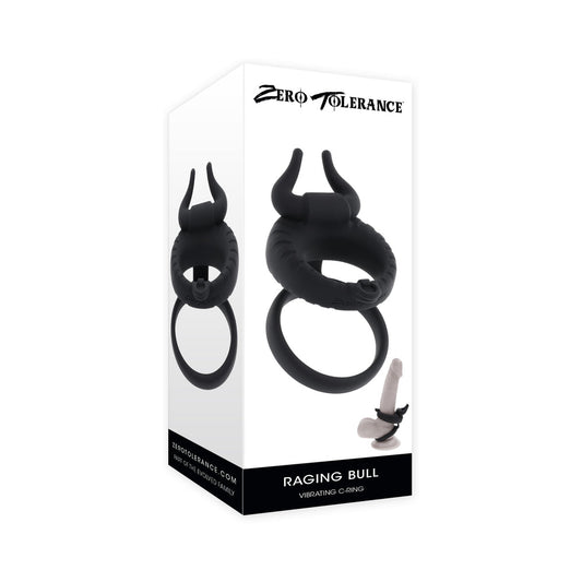 ZERO TOLERANCE - RAGING BULL SILICONE RECHARGEABLE BLACK