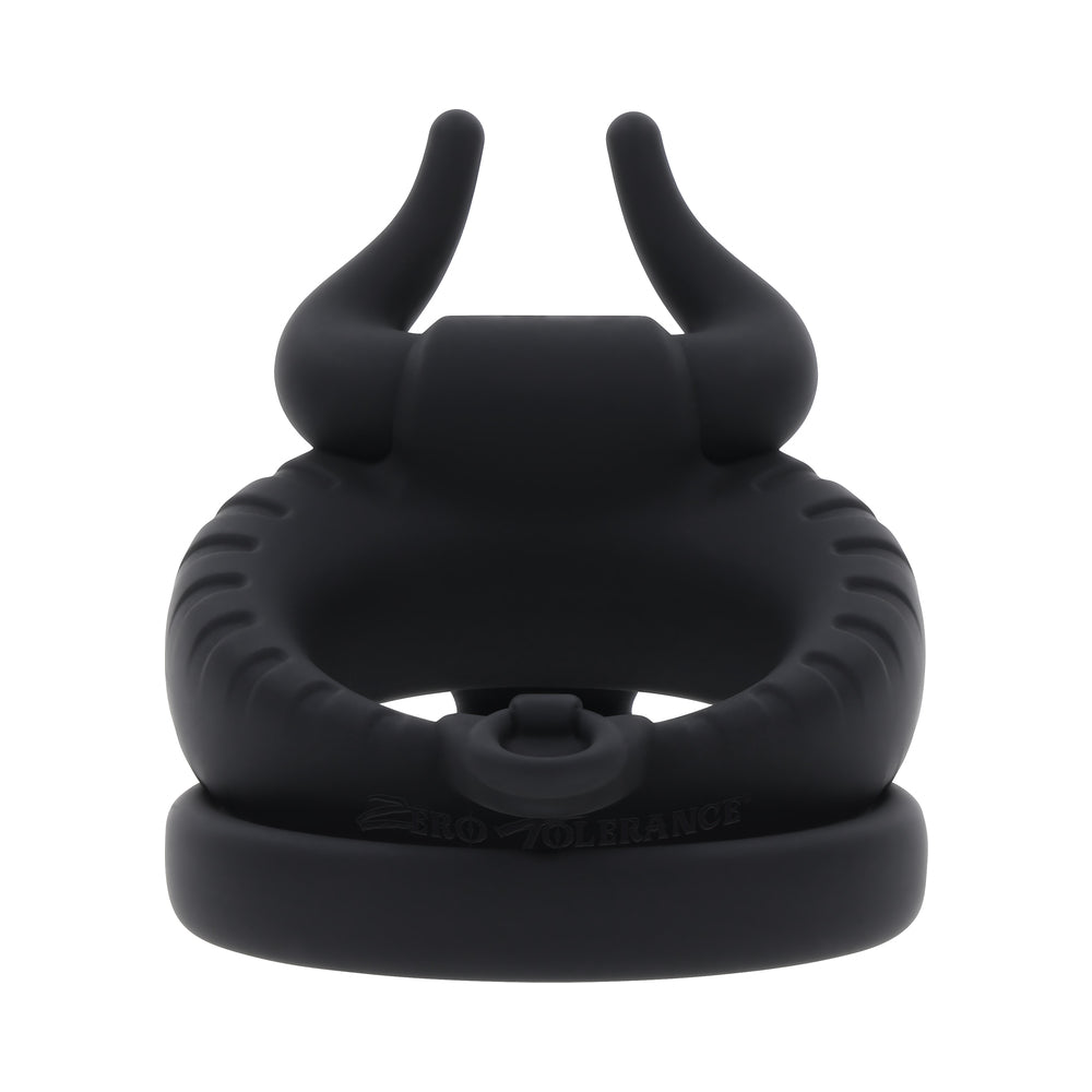 ZERO TOLERANCE - RAGING BULL SILICONE RECHARGEABLE BLACK