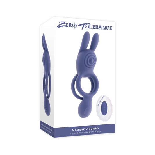 ZERO TOLERANCE - NAUGHTY BUNNY SILICONE RECHARGEABLE PURPLE