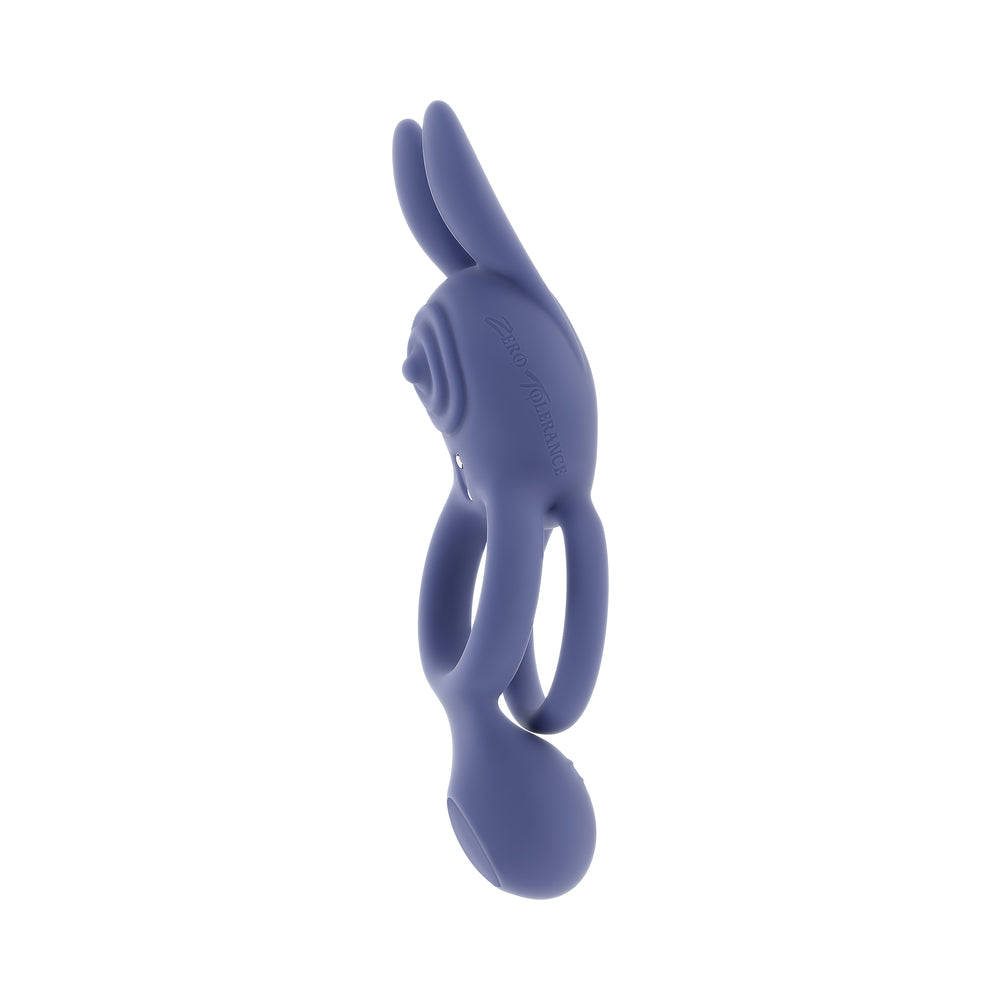 ZERO TOLERANCE - NAUGHTY BUNNY SILICONE RECHARGEABLE PURPLE