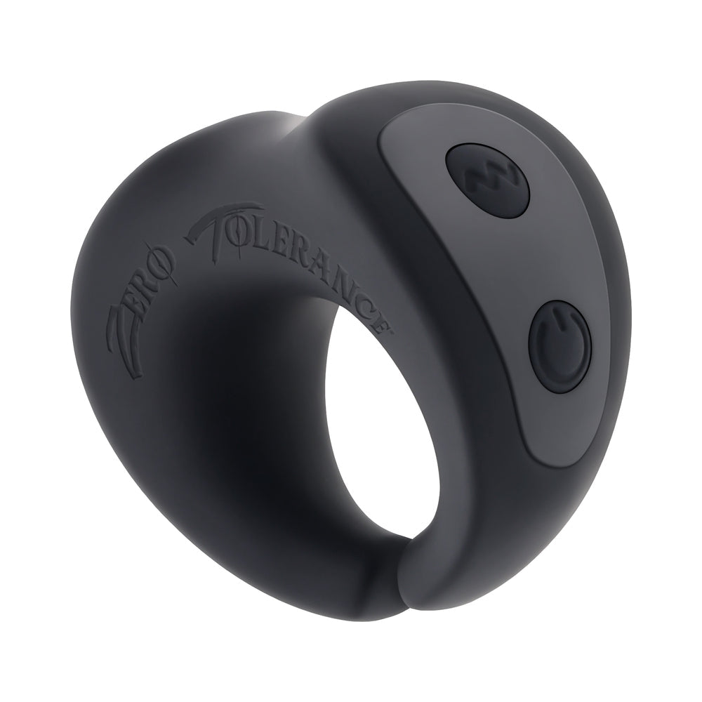 ZERO TOLERANCE - POPPING P-SPOT SILICONE RECHARGEABLE BLACK