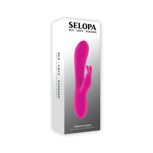 SELOPA - ROBUST RABBIT SILICONE RECHARGEABLE PINK