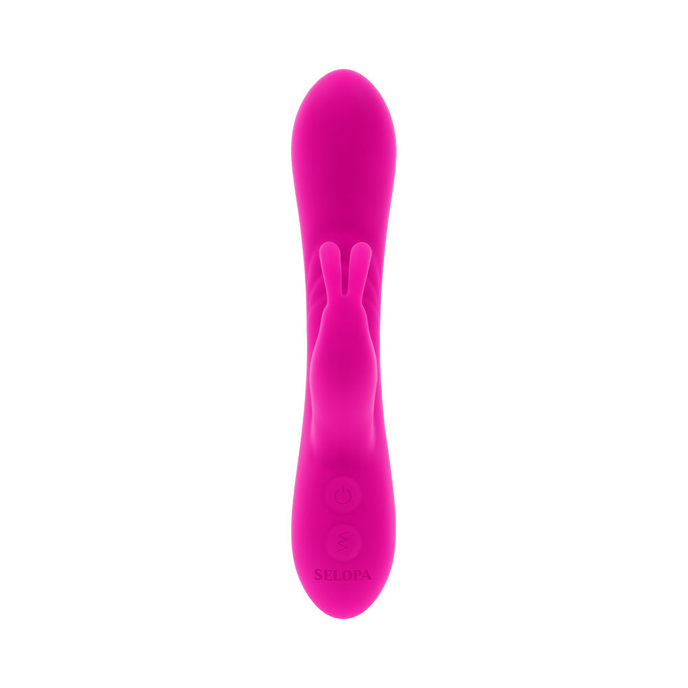 SELOPA - ROBUST RABBIT SILICONE RECHARGEABLE PINK