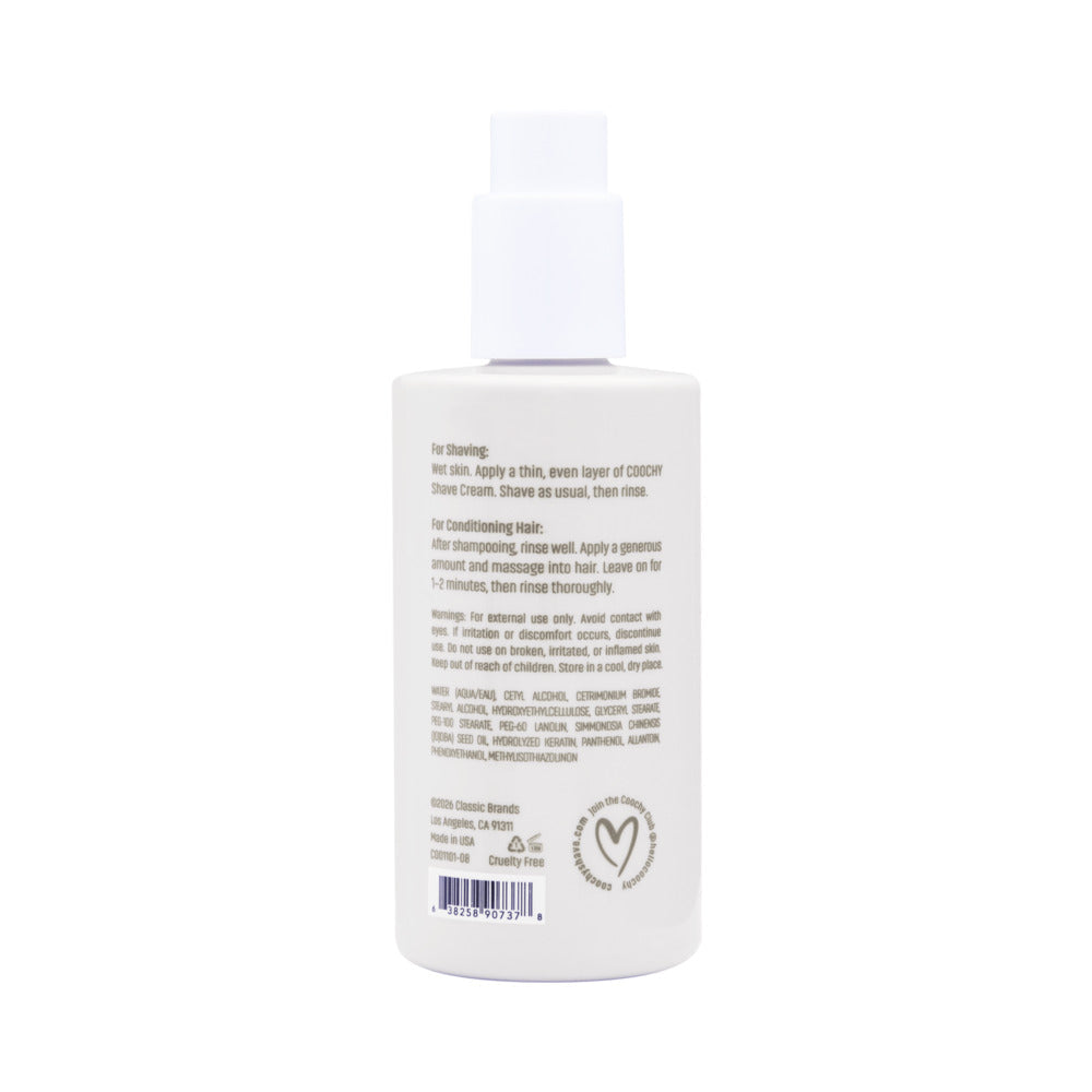 COOCHY - SHAVE CREAM AU NATURAL 8 OZ