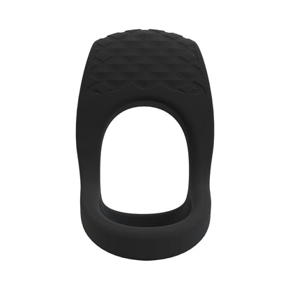 SCREAMING O - BIG O PRO STRAPPED VIBRATING RING BLACK