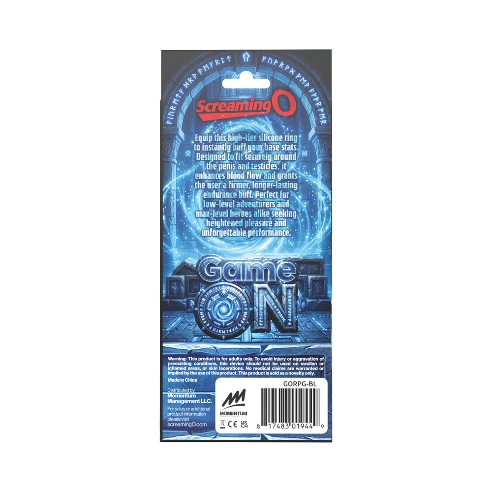 SCREAMING O - ROLE PLAYING GAME VIBRATING RING BLUE