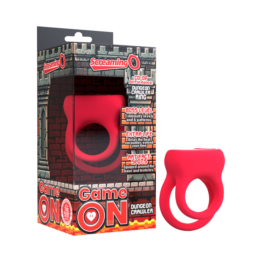 SCREAMING O - VIBRATING RING D-CRAWLER RED