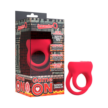 SCREAMING O - VIBRATING RING D-CRAWLER RED