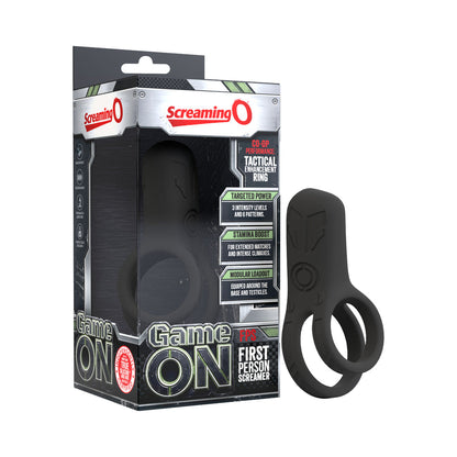 SCREAMING O - FIRST PERSON SCREAMER VIBRATING RING GREY