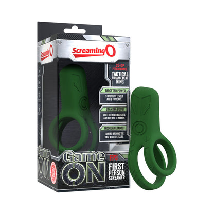 SCREAMING O - FIRST PERSON SCREAMER VIBRATING RING GREEN