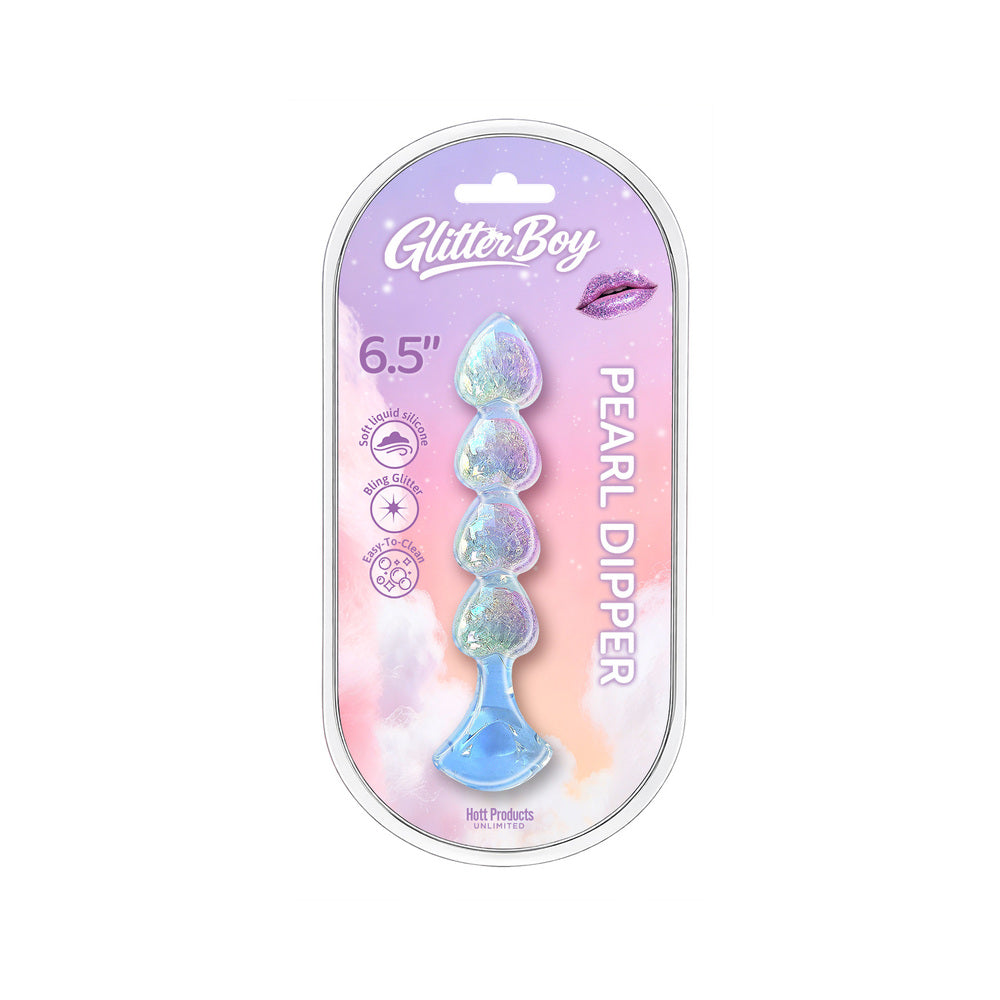 HOTT PRODUCTS - COTTON CANDY JOY GEMS PEARL DIPPER ANAL BEADS ENCASED SPARKLES