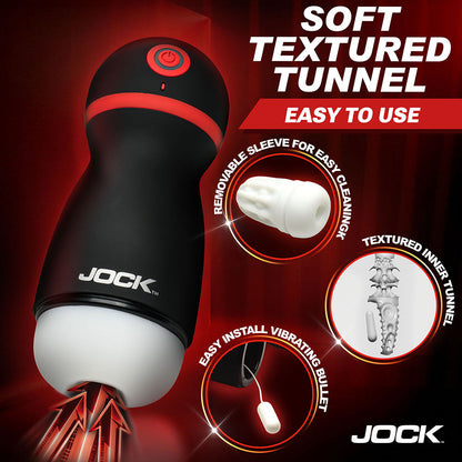 CURVE NOVELTIES - JOCK ADVANCED SUCKING&VIBRATING MASTURBATOR