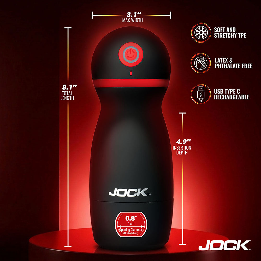 CURVE NOVELTIES - JOCK ADVANCED SUCKING&VIBRATING MASTURBATOR