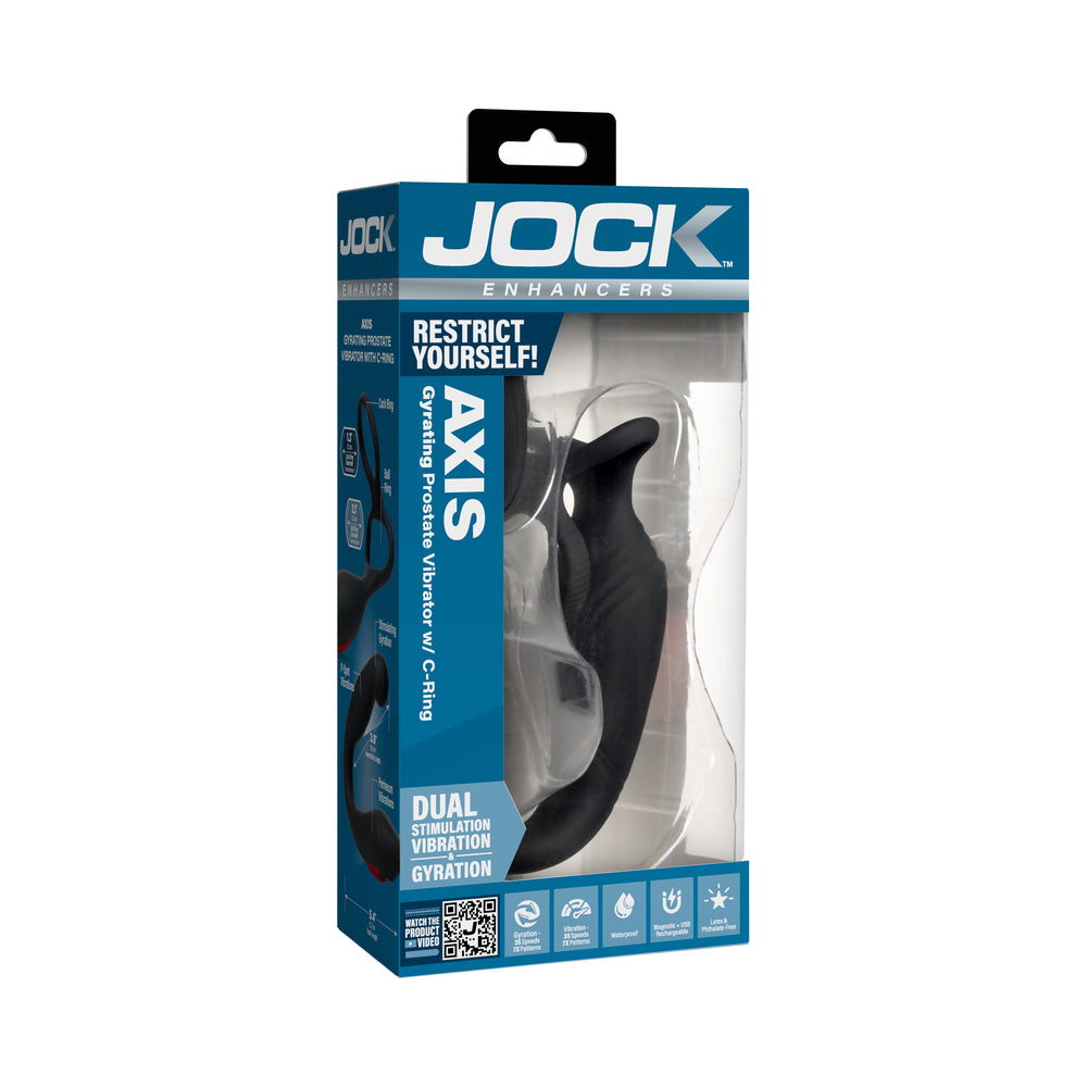 CURVE NOVELTIES - JOCK GYRATING PROSTATE VIBRATOR W/C-RING