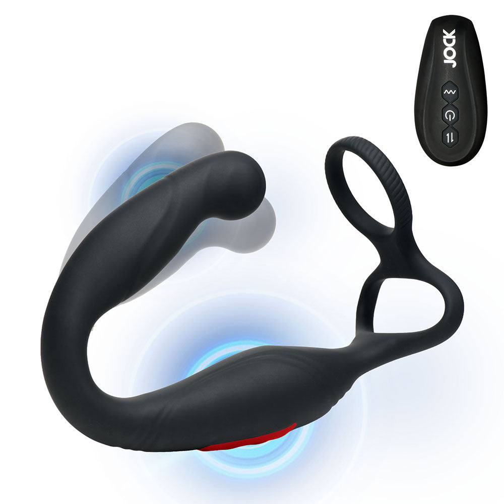 CURVE NOVELTIES - JOCK GYRATING PROSTATE VIBRATOR W/C-RING