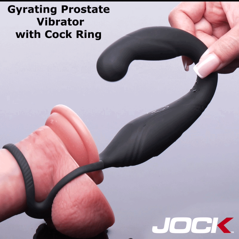CURVE NOVELTIES - JOCK GYRATING PROSTATE VIBRATOR W/C-RING