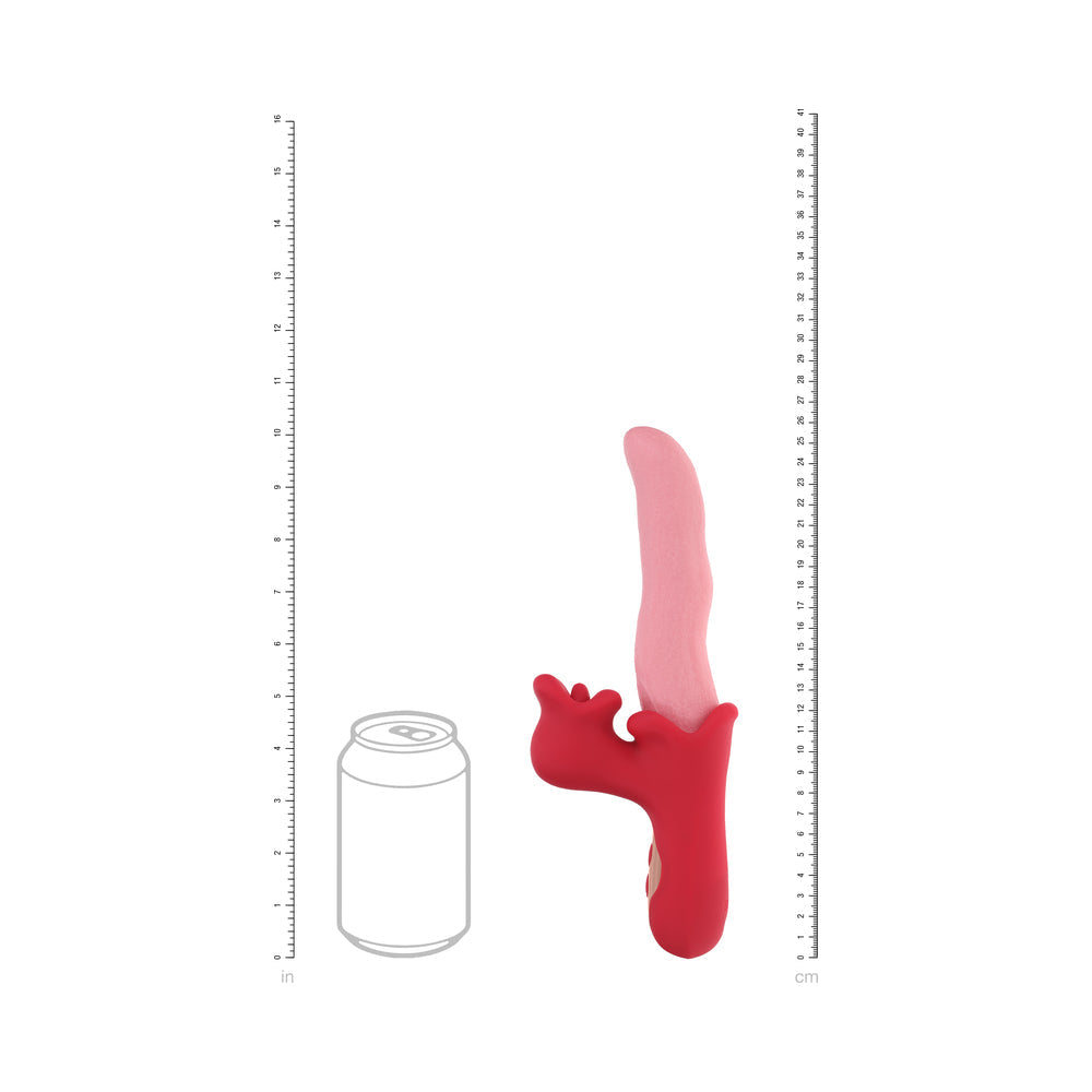 SHOTS - LOVELINE LANGUE WAVELIKE VIBRATING TONGUE PINK