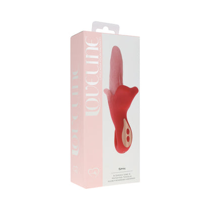 SHOTS - LOVELINE SPIN ROTATING VIBRATING TONGUE PINK