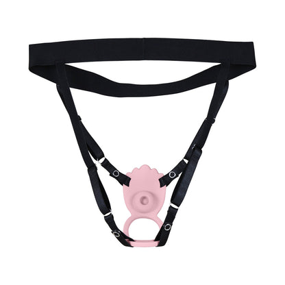 SHOTS - LOVELINE FLUTTER ADJUSTABLE PANTY VIBE AIRTAPTECH PINK