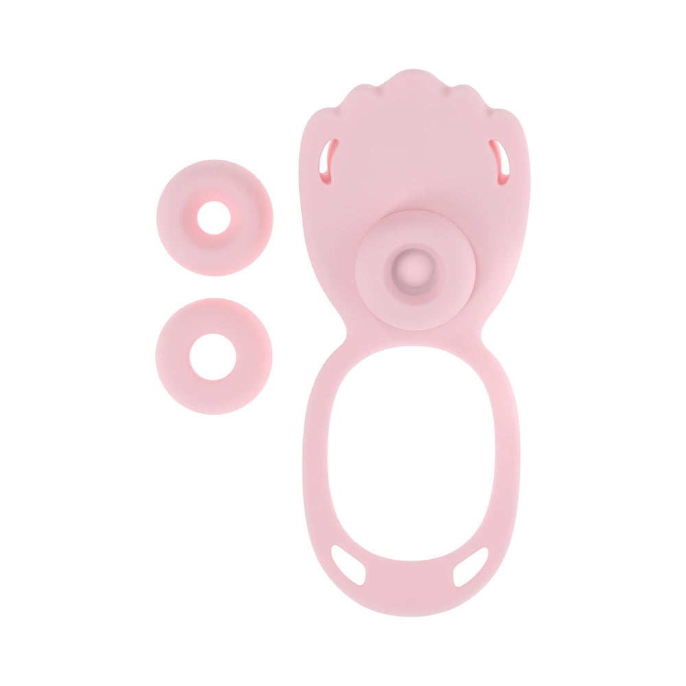 SHOTS - LOVELINE FLUTTER ADJUSTABLE PANTY VIBE AIRTAPTECH PINK