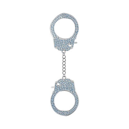 SHOTS - OUCH! HEAVY-DUTY DIAMOND HANDCUFFS BLUE