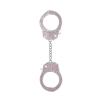 SHOTS - OUCH! HEAVY-DUTY DIAMOND HANDCUFFS PINK