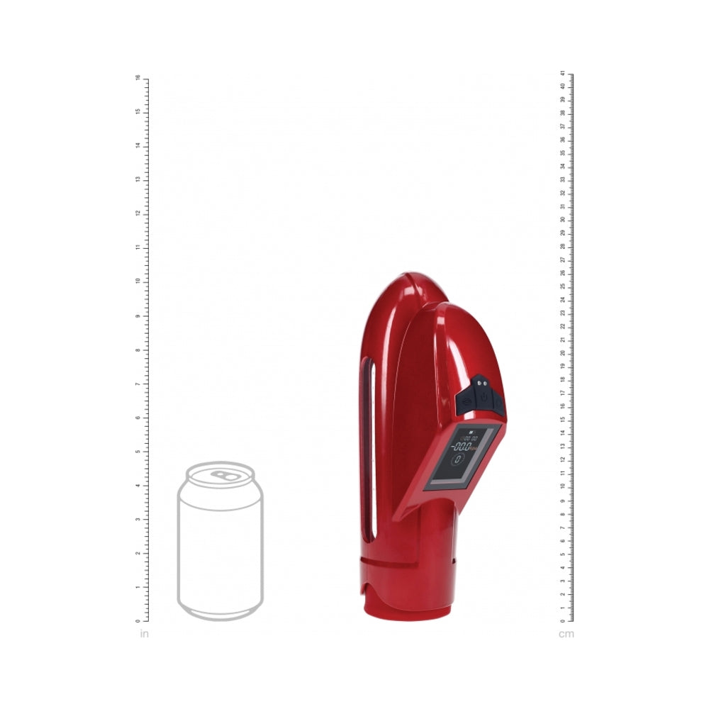 SHOTS - PUMPED DIGISUB SUBMERSIBLE AUTOMATIC DIGITAL DISPLAY METALLIC RED