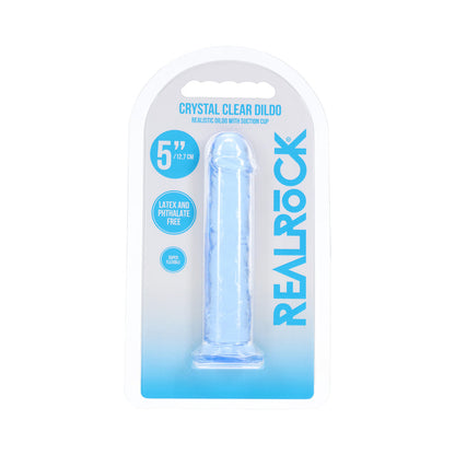 SHOTS - REALROCK REALISTIC DILDO 5 IN. BLUE