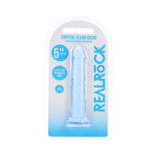 SHOTS - REALROCK REALISTIC DILDO 5 IN. BLUE