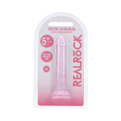SHOTS - REALROCK REALISTIC DILDO 5 IN. PINK