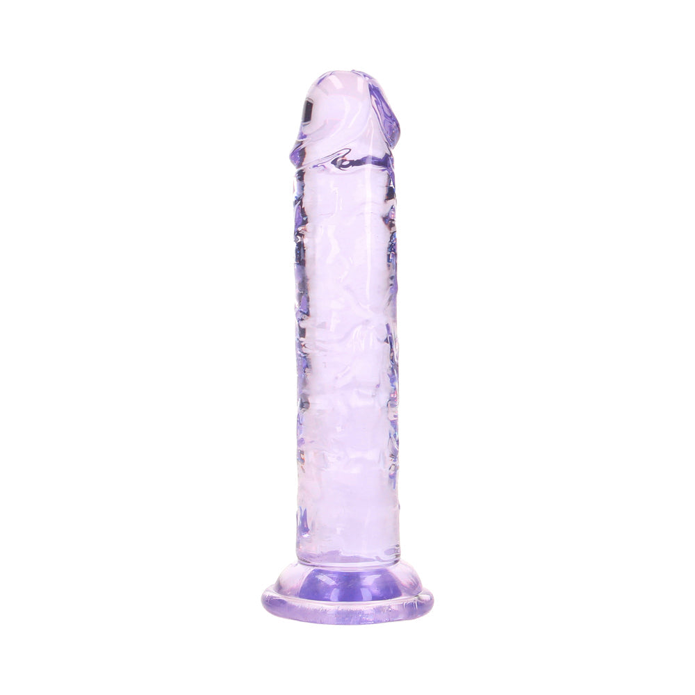 SHOTS - REALROCK REALISTIC DILDO 5 IN. PURPLE