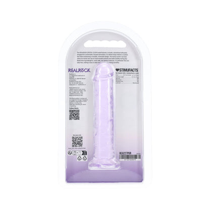 SHOTS - REALROCK REALISTIC DILDO 5 IN. PURPLE