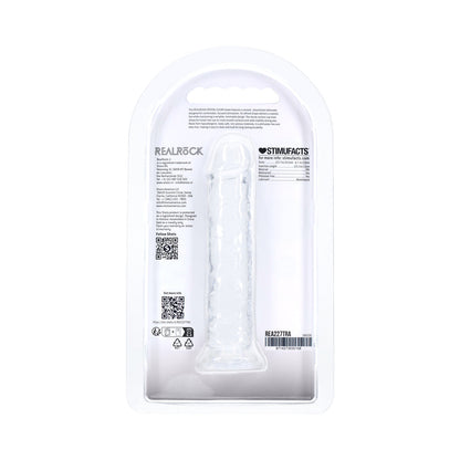 SHOTS - REALROCK REALISTIC DILDO 5 IN. TRANSPARENT