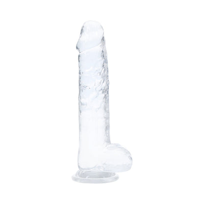 SHOTS - REALROCK CRYSTAL CLEAR LED TOUCH DONG 6 IN. TRANSLUCENT