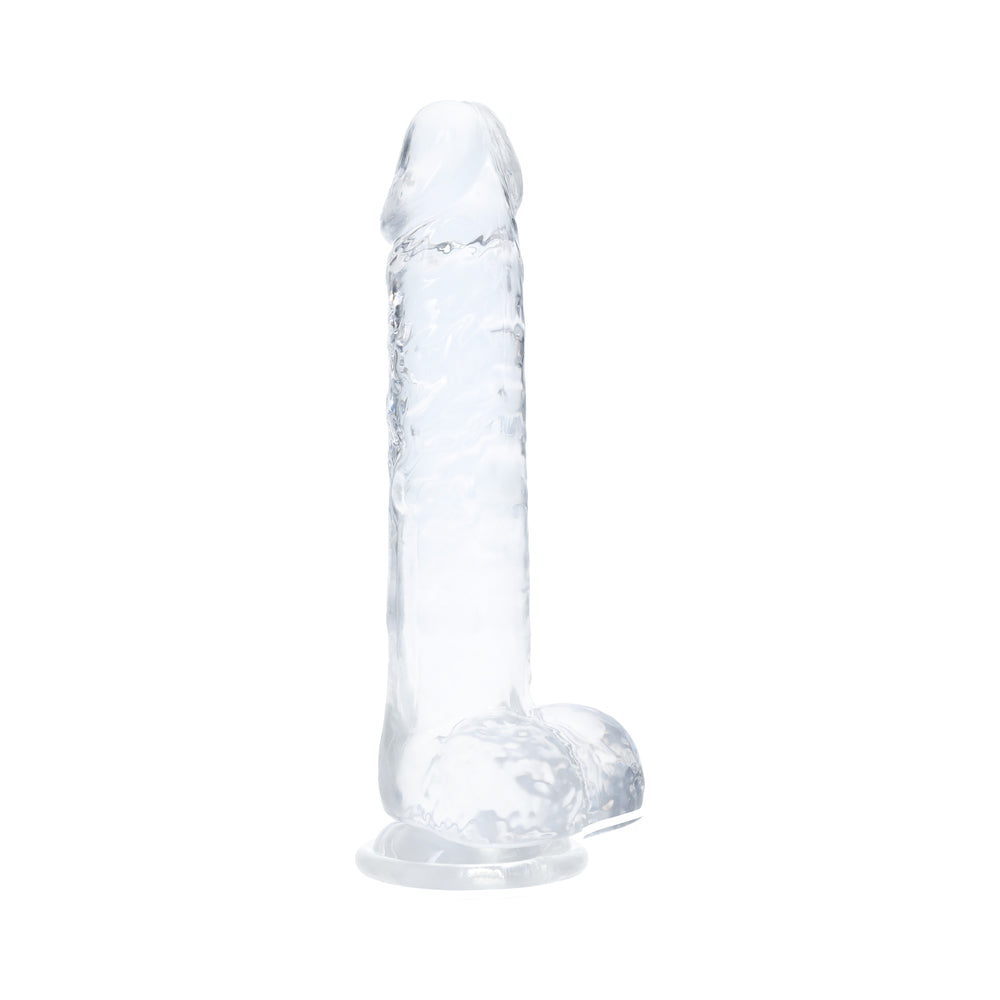 SHOTS - REALROCK CRYSTAL CLEAR LED TOUCH DONG 7 IN. TRANSLUCENT