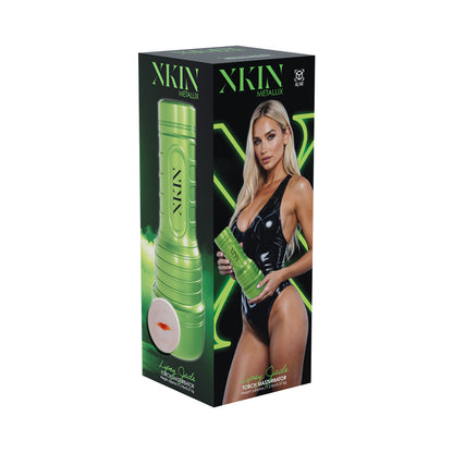 SHOTS - XKIN LIPSY JADE MOUTH TORCH MASTURBATOR METALLIC GREEN