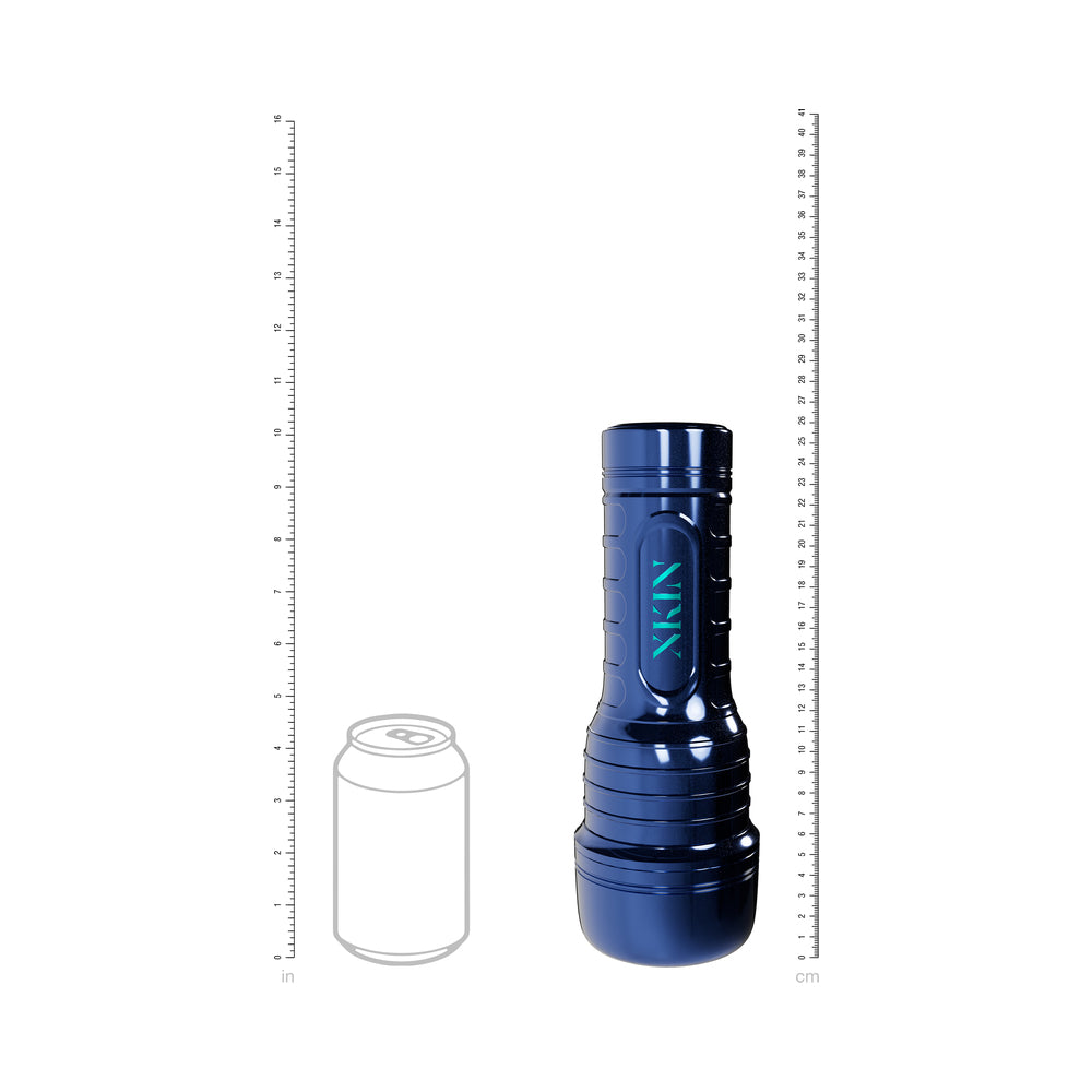 SHOTS - XKIN AXEL STEEL MOUTH TORSH MASTURBATOR METALLIC BLUE