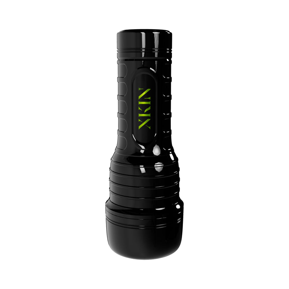 SHOTS - XKIN AZA VELVET VAGINA TORCH VIBRATING MASTURBATOR BLACK