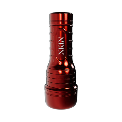 SHOTS - XKIN DON PHOENIX ASS VIBRATING + SUCTION TORCH MASTURBATOR METALLIC RED