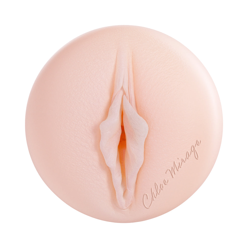 SHOTS - XKIN CHLOE MIRAGE VAGINA VIBRATING + SUCTION TORCH MASTURBATOR SILVER