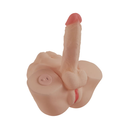 SHOTS - XKIN BODY-FORMS RENEE LOVEGOOD TRANS POSABLE VIBRATING PENIS + SUCTION VAGINA